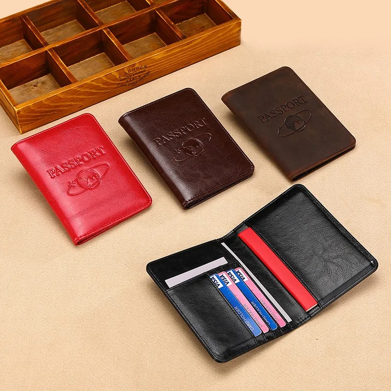 Unisex Genuine Leather Passpor - Travel Accessories Wallet ulasan dan harga