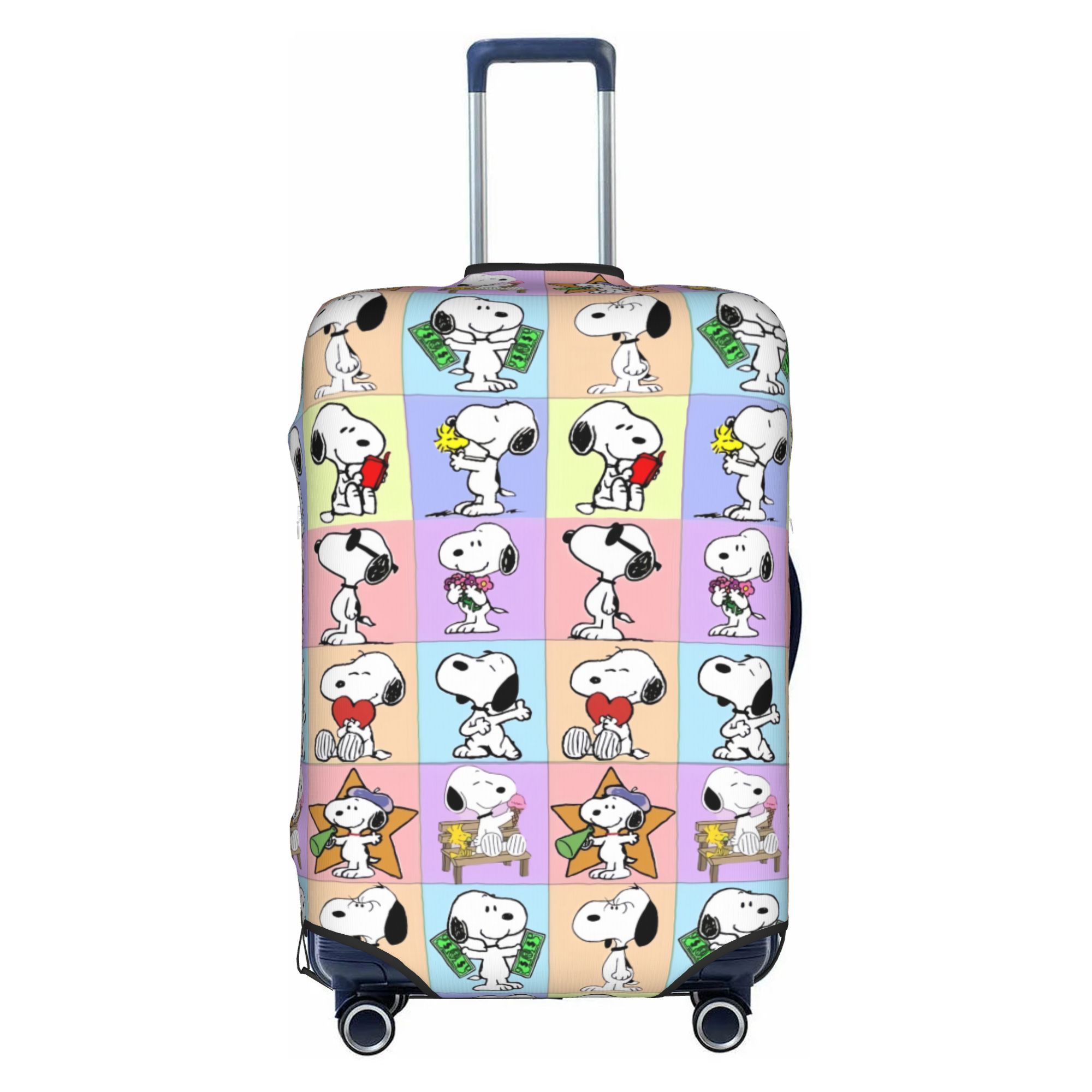 Anime Dog Checkered Plaid  S-S - Luggage Cover Protector ulasan dan harga