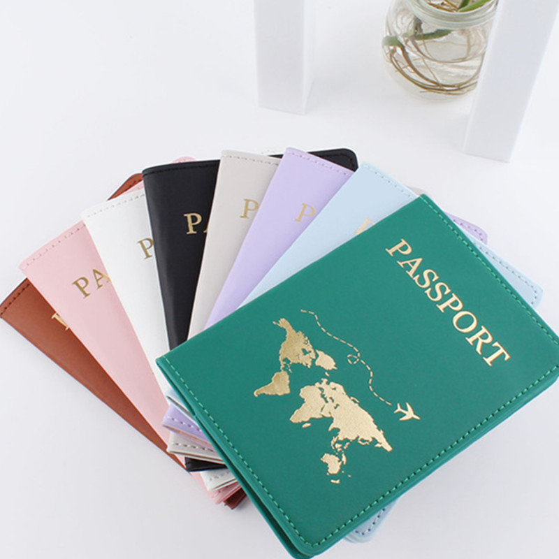 1PCS PU Leather Map Passport C - Travel Accessories Wallet ulasan dan harga