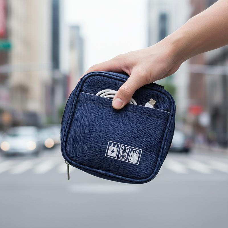 【F】Waterproof Portable Cable O - Travel Accessories Organizer Bag ulasan dan harga