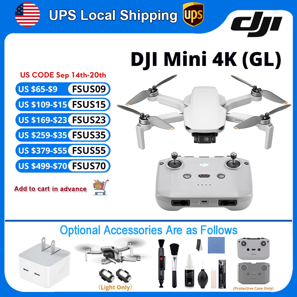 DJI Mini 4K Drone with Optiona - Travel Accessories Long Flight ulasan dan harga