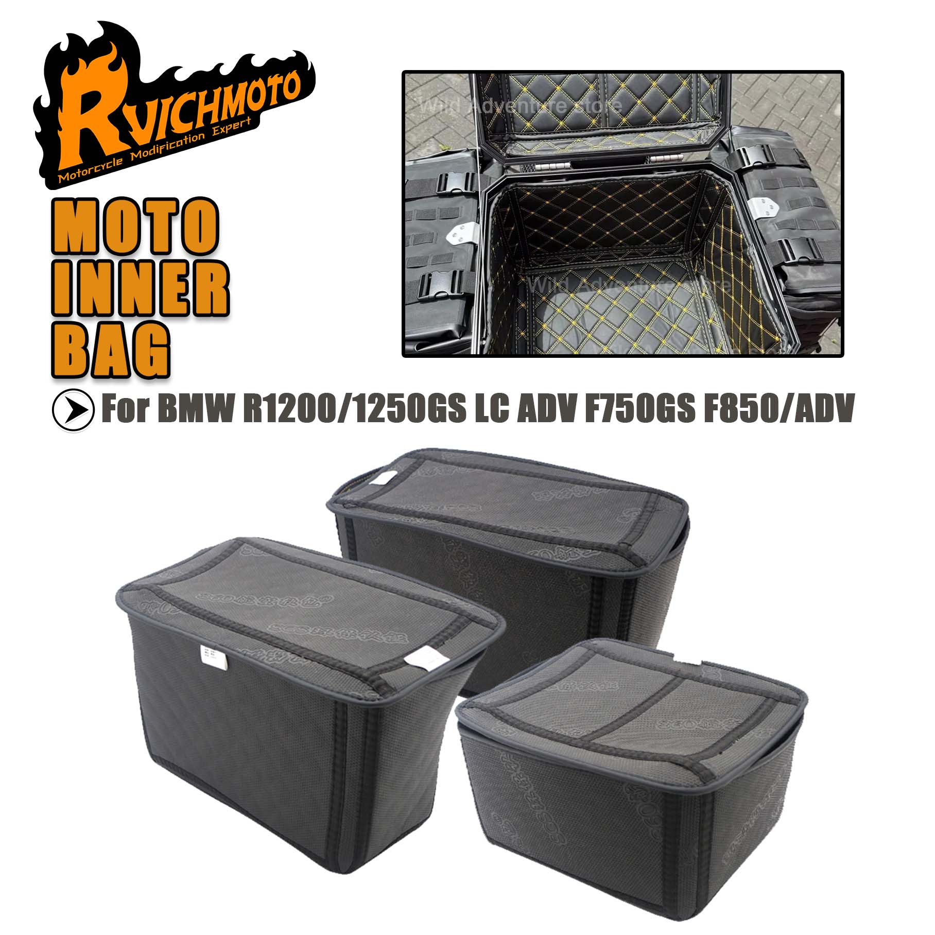 Motorcycle Panniers Top Case  - Luggage Cover Protector ulasan dan harga