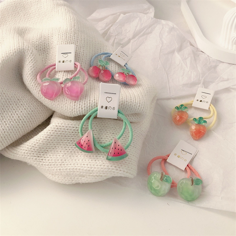 Kids Carrot Hair Ties 5 Pair N - Travel Accessories Aesthetic ulasan dan harga
