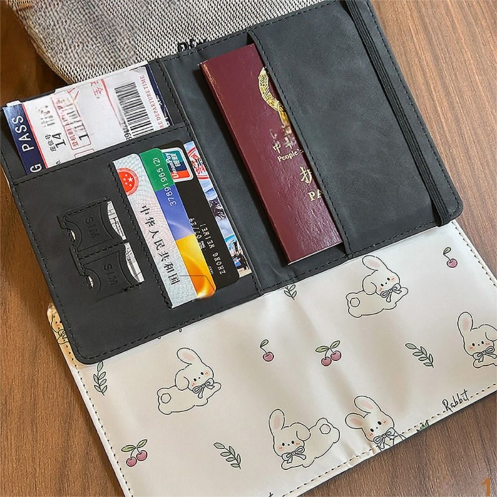 Rabbit Print Passport Holder U - Travel Accessories Wallet ulasan dan harga