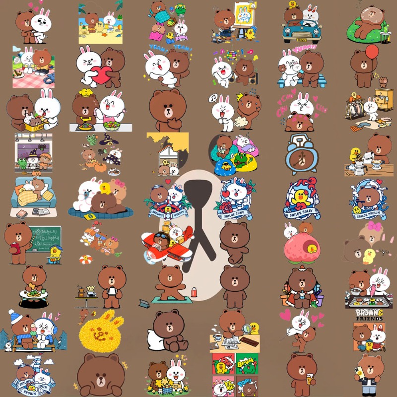 LINE FRIENDS Brown Cony Sally  - Luggage Cover Protector ulasan dan harga