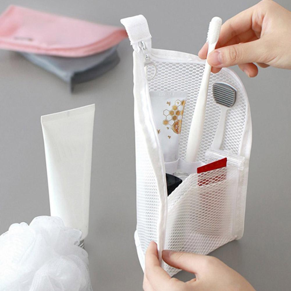 Mesh Travel Toiletry Bag Porta - Travel Accessories Organizer Bag ulasan dan harga