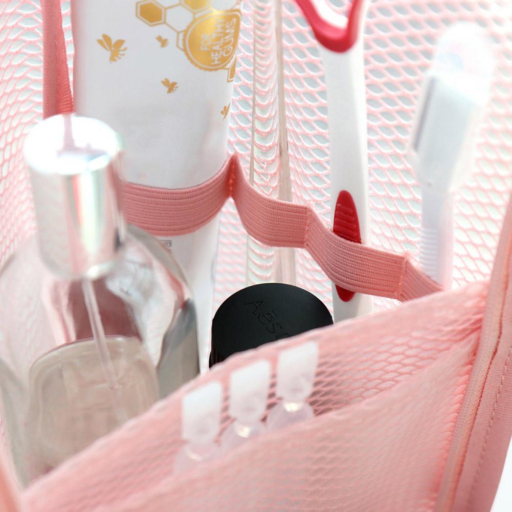 Mesh Travel Toiletry Bag Porta - Travel Accessories Organizer Bag ulasan dan harga